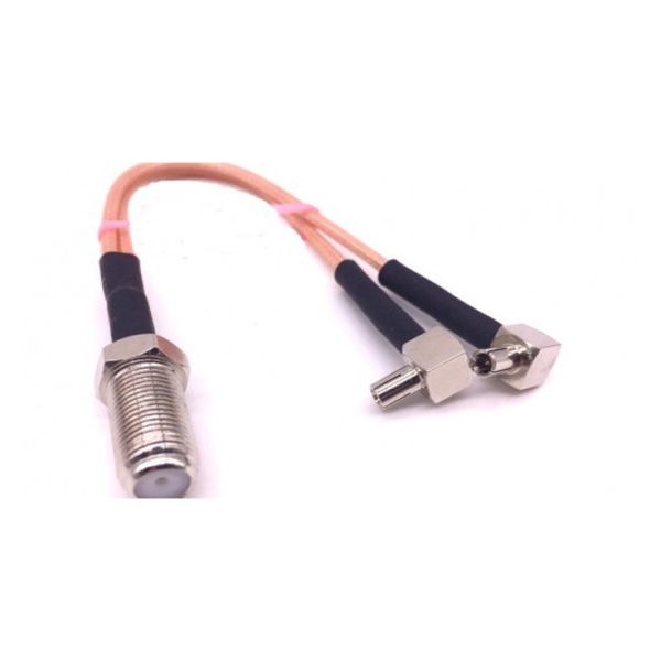 Пигтейл антенный CRC9-F male (двойной) RG316